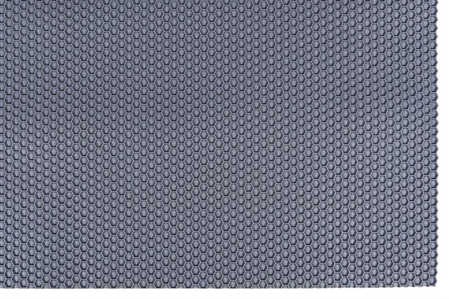 Rubber sheet for car mats 120x100 cm (Honeycomb, grey) Photo 14