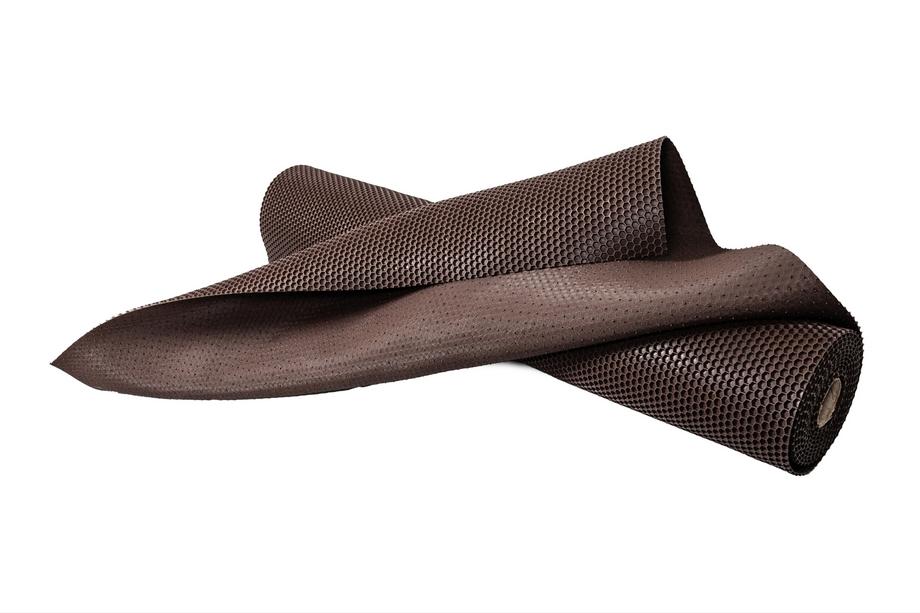 Rubber Sheet for Car Mats 120x100 cm (Honeycomb, Brown) Photo 8