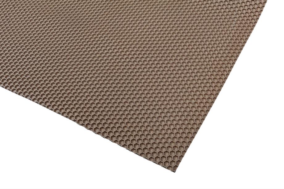 Rubber sheet for car mats 120x100 (Honeycomb, Beige) Photo 11
