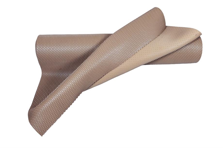 Rubber sheet for car mats 120x100 (Honeycomb, Beige) Photo 5