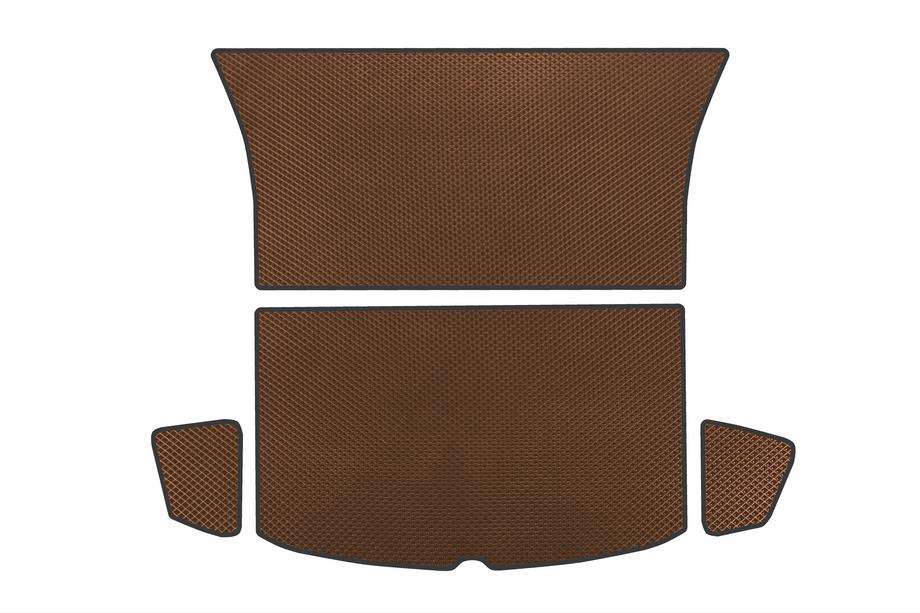 Tesla Model Y 2020- Rear upper EVA trunk mat (For Juniper 2025-, brown) Photo 1