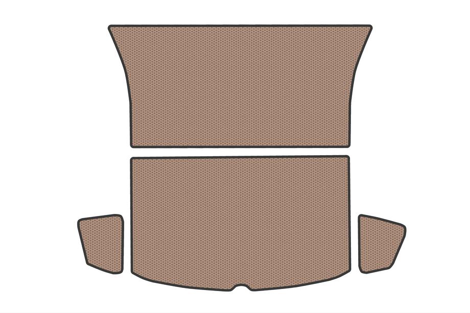 Tesla Model Y 2020- Rear upper trunk rubber mat (For Juniper 2025-, beige) Photo 1
