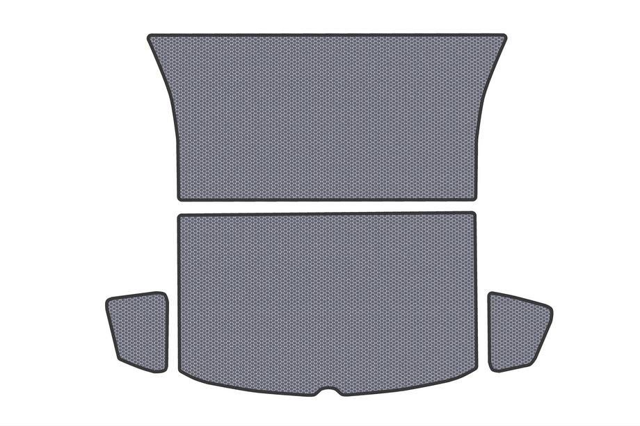 Tesla Model Y 2020- Rear upper trunk rubber mat (For Juniper 2025-, gray) Image