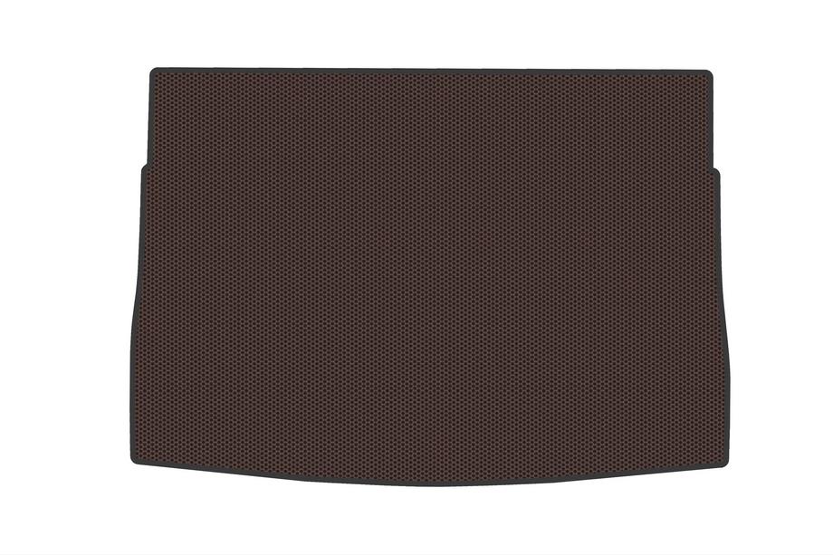 Volkswagen Golf 8 2019- Rubber trunk mat (HB, upper, brown) Photo 1