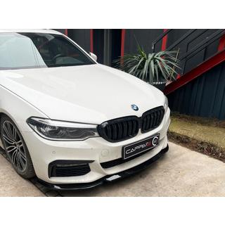 Front Bumper Lip EuroCap for M-Sport 2017-2020, Gloss Black BMW 5 Series G30/G31 2017–2023 photo 1