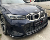BMW 3 Series G20/G21 2018- Front Bumper Lip EuroCap V1 (for M-Performance 2022-, Gloss Black) photo 2
