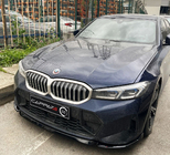 BMW 3 Series G20/G21 2018- Front Bumper Lip EuroCap V1 (for M-Performance 2022-, Gloss Black) photo 1