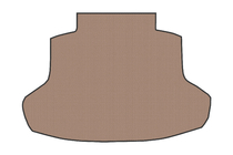 Honda Civic Sedan 2021- Rubber Trunk Mat V2 (Beige) photo 1