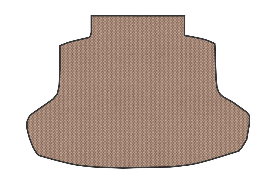 Honda Civic Sedan 2021- Rubber Trunk Mat V2 (Beige) Image