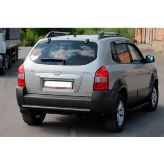 Rear Bar AK002 Black (Stainless Steel) Hyundai Tucson JM 2004- photo 2