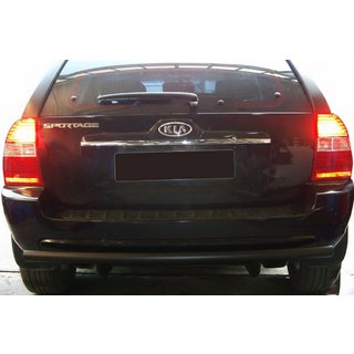 Rear Bar AK002 Black (Stainless Steel) Kia Sportage 2004-2010 photo 3