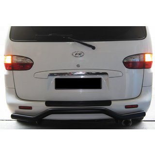 Rear Bar AK-005 Black (Stainless Steel) Hyundai H200, H1, Starex 1998-2007 photo 2