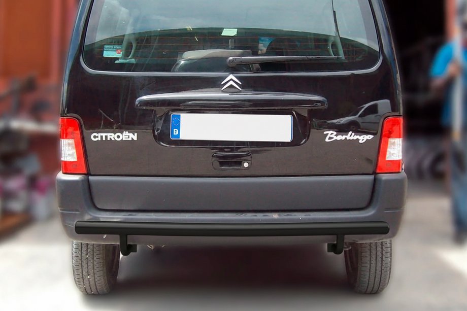 Citroen Berlingo 1996-2008 Rear Guard Black (Stainless Steel) Image