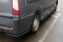 Citroen Jumpy 2007–2017 Rear Corner Bars Black (2 pcs, stainless steel) photo 1