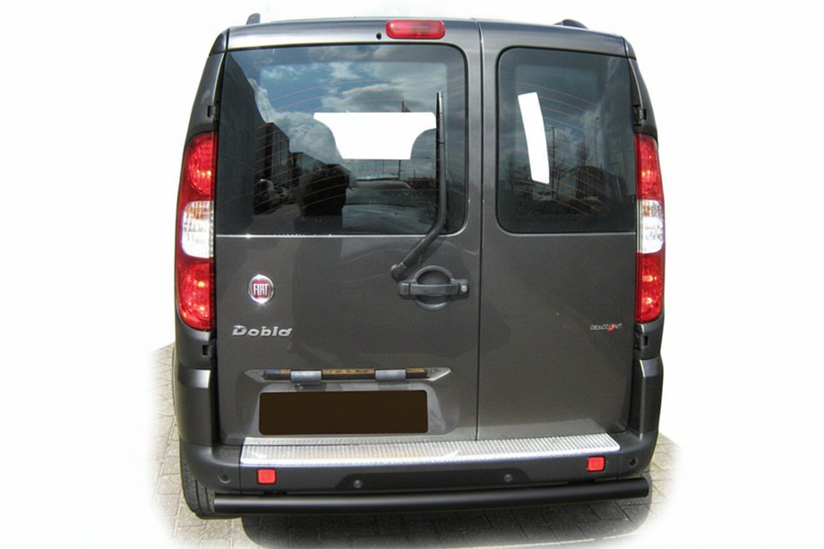 Fiat Doblo I 2005-2010 Rear Bar AK002 Black (Stainless Steel) Photo 1