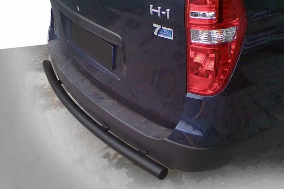 Hyundai H300, H1, Starex 2008-2020 Rear Bar AK002 Black (Stainless Steel) Photo 1