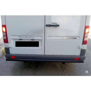 Rear Bar AK002 Black (Stainless Steel)