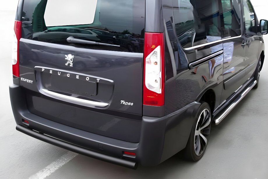 Fiat Scudo 2007-2015 Rear Bar Black (Stainless Steel) Image