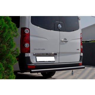 Rear Bar AK002 Black (Stainless Steel) Volkswagen Crafter 2006-2016 photo 2