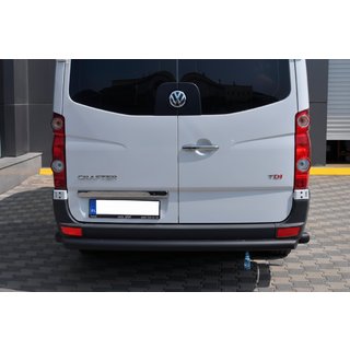 Rear Bar AK002 Black (Stainless Steel) Volkswagen Crafter 2006-2016 photo 1
