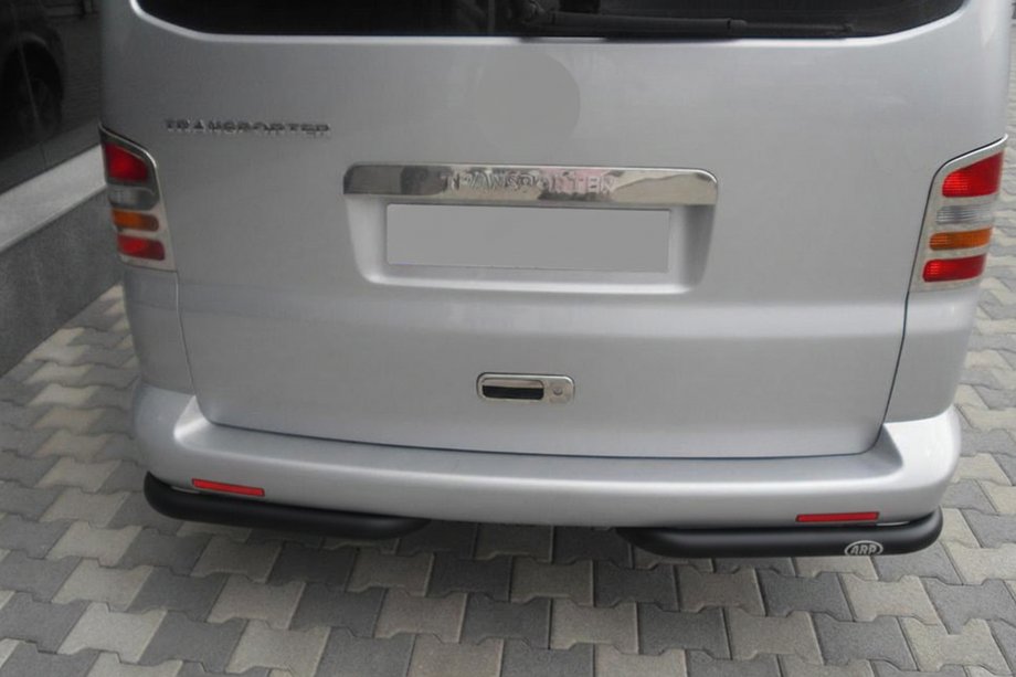 Volkswagen T5 Caravelle 2004-2010 Rear Corner Bars AK003 Black (2 pcs, stainless steel) Image