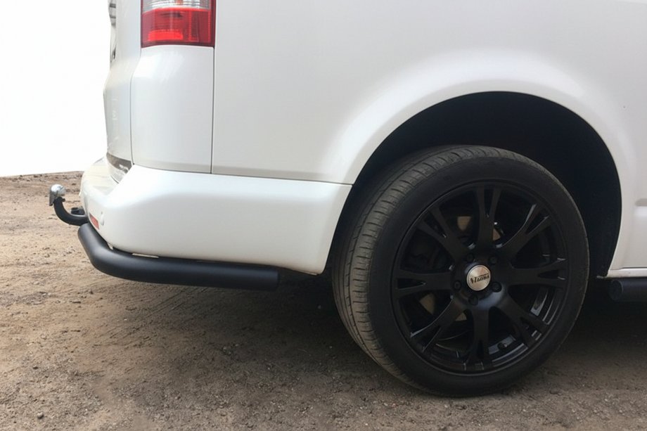 Volkswagen T5 2010-2015 Rear Corner Bars AK003 Black (2 pcs, stainless steel) Photo 2