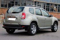 Dacia Duster 2008-2018 Rear Straight Roll Bar Black (Stainless Steel) photo 3
