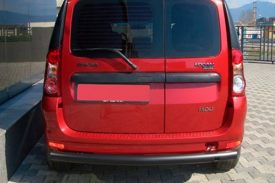 Renault Logan MCV 2005-2013 Rear Bar Black (Stainless Steel) Image