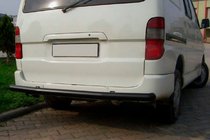 Toyota HiAce Rear Roll Bar Black (Stainless Steel) photo 1