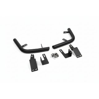 Rear Corner Bars AK003 Black (2 pcs, stainless steel) Toyota Land Cruiser Prado 120 2002-2009 photo 2