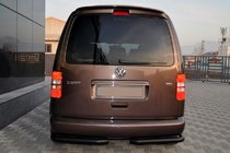 Volkswagen Caddy 2010-2015 Rear Corner Bars AK003 Black (2 pcs, stainless steel) photo 1