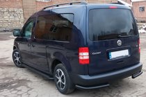 Volkswagen Caddy 2004-2010 Rear Corner Bars AK003 Black (2 pcs, stainless steel) photo 4