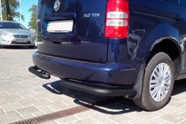 Volkswagen Caddy 2004-2010 Rear Corner Bars AK003 Black (2 pcs, stainless steel) photo 9