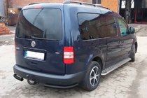Volkswagen Caddy 2004-2010 Rear Corner Bars AK003 Black (2 pcs, stainless steel) photo 6