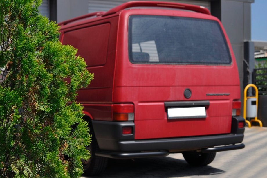 Volkswagen T4 Transporter 1990-2003 Rear Corner Bars AK003 Black (2 pcs, stainless steel) Photo 3