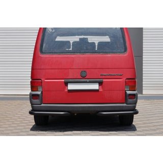 Rear Corner Bars AK003 Black (2 pcs, stainless steel) Volkswagen T4 Caravelle/Multivan 1990–2003 photo 1