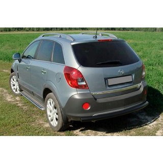 Rear Bar AK002 Black (Stainless Steel) Opel Antara 2006-2017