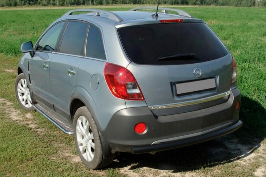 Opel Antara 2006-2017 Rear Bar AK002 Black (Stainless Steel) Image