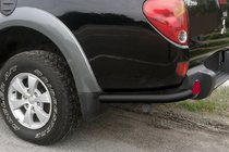 Mitsubishi L200 2006-2015 Rear Corner Bars AK003 Black (2 pcs, Stainless Steel) photo 3