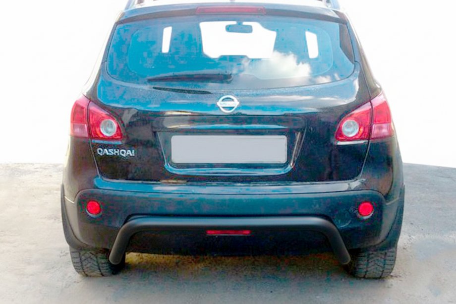 Nissan Qashqai 2007-2010 Rear Roll Bar AK007 Black (Stainless Steel) Image