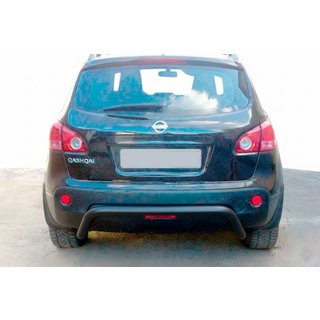 Rear Bar AK007 Black (Stainless Steel) Nissan Qashqai 2010-2014 photo 1