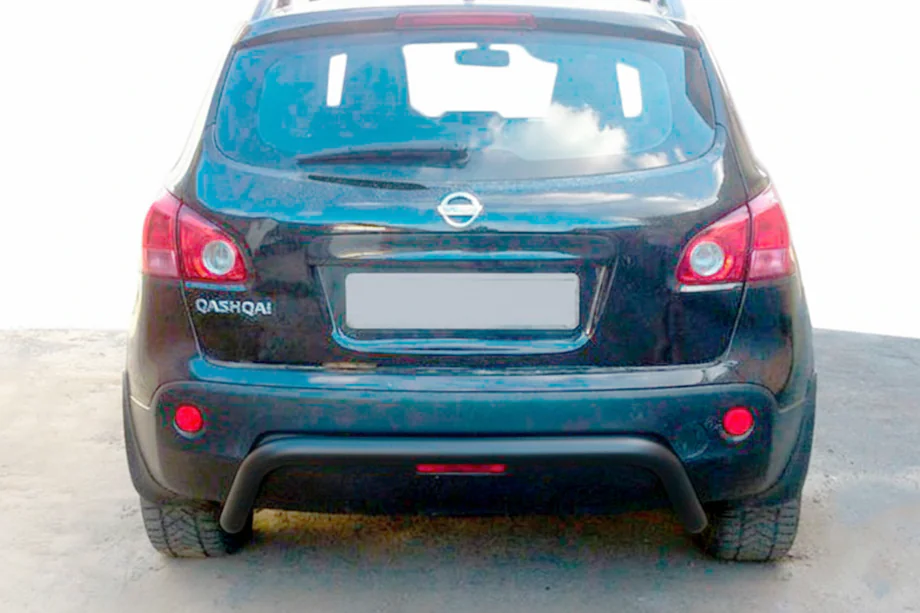 Nissan Qashqai 2010-2014 Rear Bar AK007 Black (Stainless Steel) Image