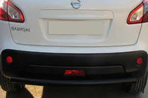 Nissan Qashqai 2010-2014 Rear Straight Roll Bar Black (Stainless Steel) photo 2