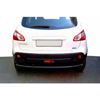 Rear Straight Roll Bar Black (Stainless Steel) Nissan Qashqai 2010-2014 photo 1
