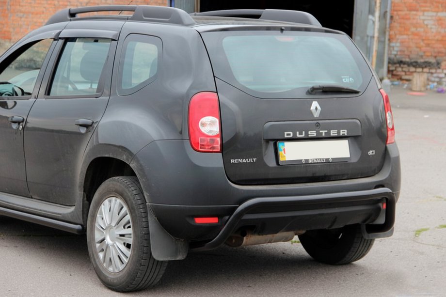 Renault Duster 2008–2017 Rear roll bar Black (stainless steel) Image
