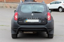 Dacia Duster 2008-2018 Rear roll bar Black (stainless steel) photo 2