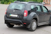 Dacia Duster 2008-2018 Rear roll bar Black (stainless steel) photo 3
