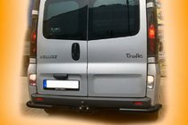 Renault Trafic 2001–2015 Rear Corner Bars AK003 Black (Stainless Steel) photo 3
