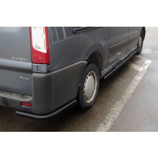 Rear Corner Bars AK003 Black (2 pcs, Stainless Steel) Fiat Scudo 2007-2015 photo 1