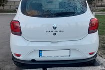 Renault Sandero 2013-2022 Rear Bar AK002 Black (Stainless Steel) photo 2